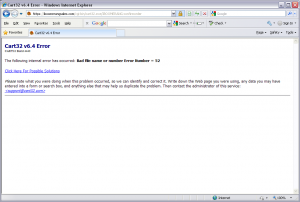 cart32-error